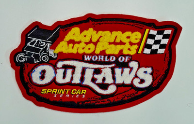 Vintage NOS Embroidered Advance Auto - World of Outlaws Sprint Car Series Patch