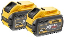 DeWalt DCB547X2 Akku pack FlexVolt 18V/54V, 9Ah Akku-Starterkit 2 Stück DCB547