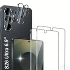 For Samsung Galaxy S26/S26+/S26 Ultra Tempered Glass Screen Protector+Lens Cover