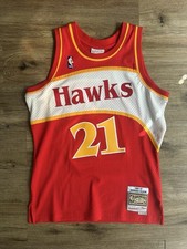 Dominique Wilkins Atlanta Hawks 1986-87 Red Swingman Jersey - Medium
