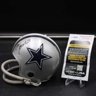 Roger Staubach Signed Mini Helmet Dallas Cowboys Autograph JSA COA ZJ22447
