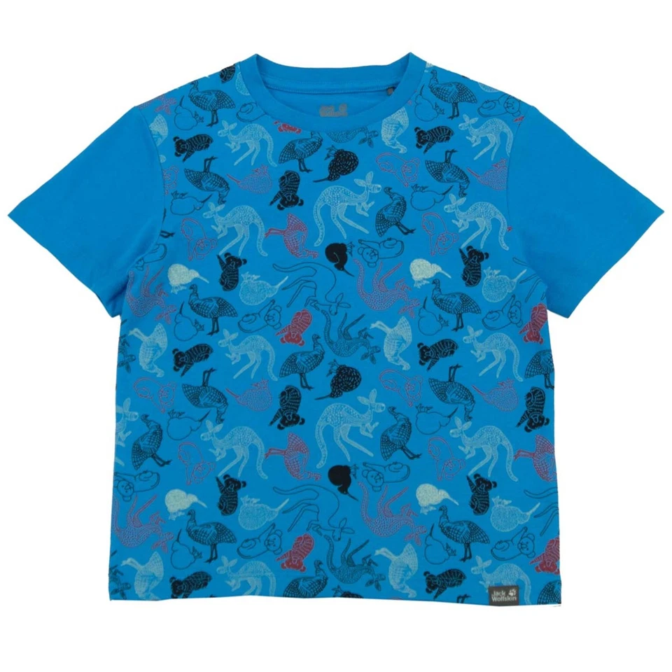 Jack Wolfskin Walhalla Hills Tee T-Shirt Kinder kurzarm Baumwolle 1607861-7540