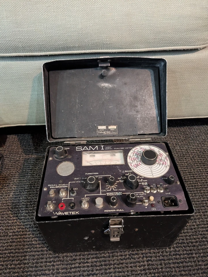 Vintage WAVETEK SAM III SAM 3 150MHz SIGNAL ANALYSIS METER PORTABLE TESTED - Image 3 of 4