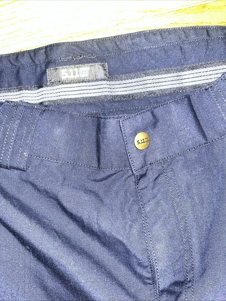 "Pantalones tácticos 5,11 para hombre 38x34"" azul marino policía carga utilitario TLBLIN 4389-1" Foto 2 de 4
