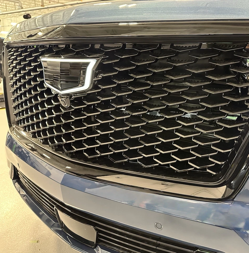 2025 /2026 Cadillac Escalade Black Out Gloss Emblems Front And Rear Kit OEM NEW - Image 2 of 4