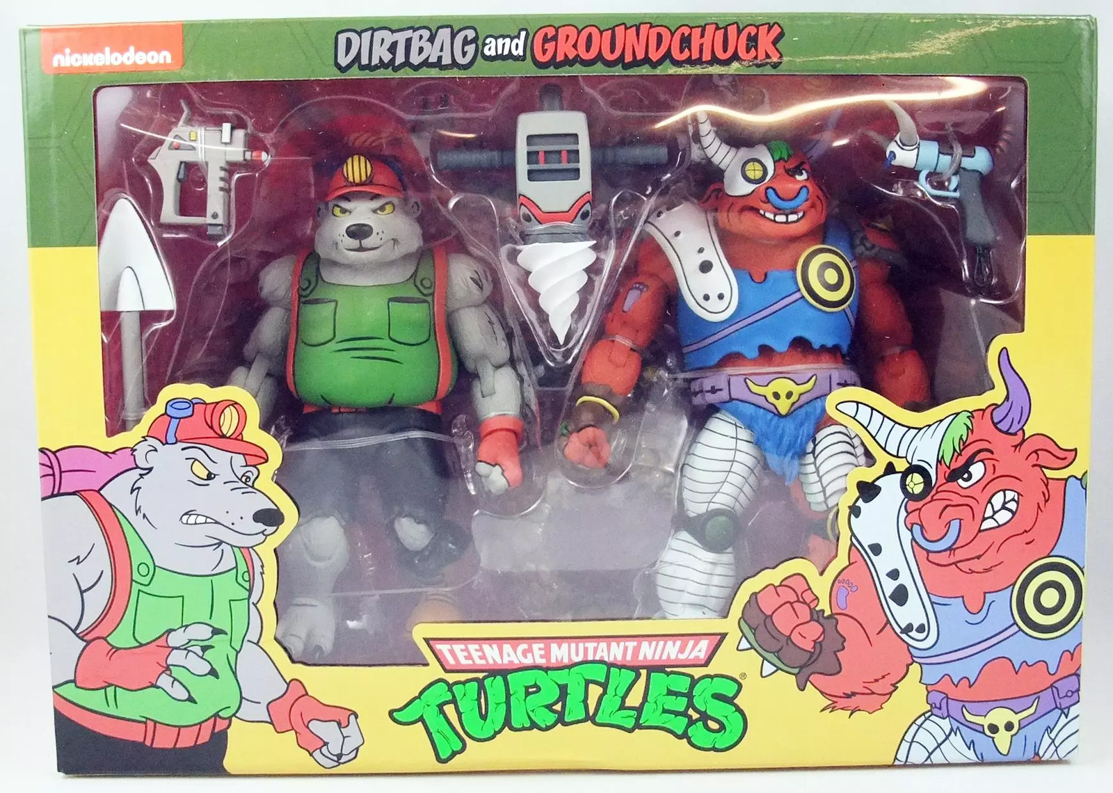 TMNT Tortues Ninja NECA dessin animé méchants mutants avec armes interchangeables