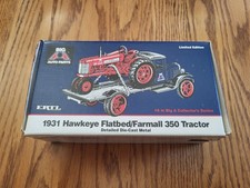 ERTL Die-Cast 1/34 Scale 1931 Hawkeye Flatbed w/ Farmall 350 Tractor