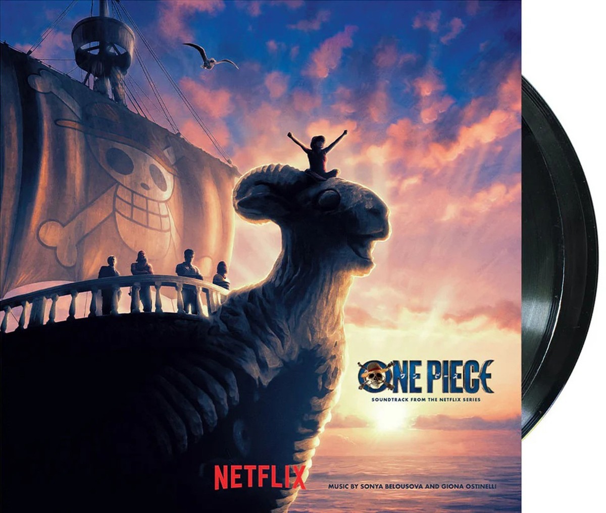 One Piece Soundtrack Netflix Series 2xLP Black Vinyl LP
