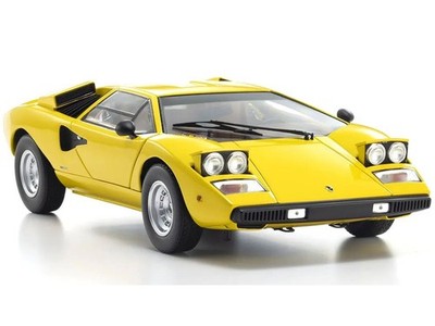 ミニカー Lamborghini Countach LP400S Proto type LAMBORGHINI COUNTACH LP 400 YELLOW 1/18 DIECAST MODEL CAR BY
