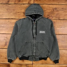 Vintage Swingster Workwear Jacket L 90s USA Made Grey