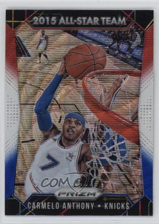 2015 Panini Prizm All-Star Team Red White & Blue Carmelo Anthony #351 HOF 1p3t