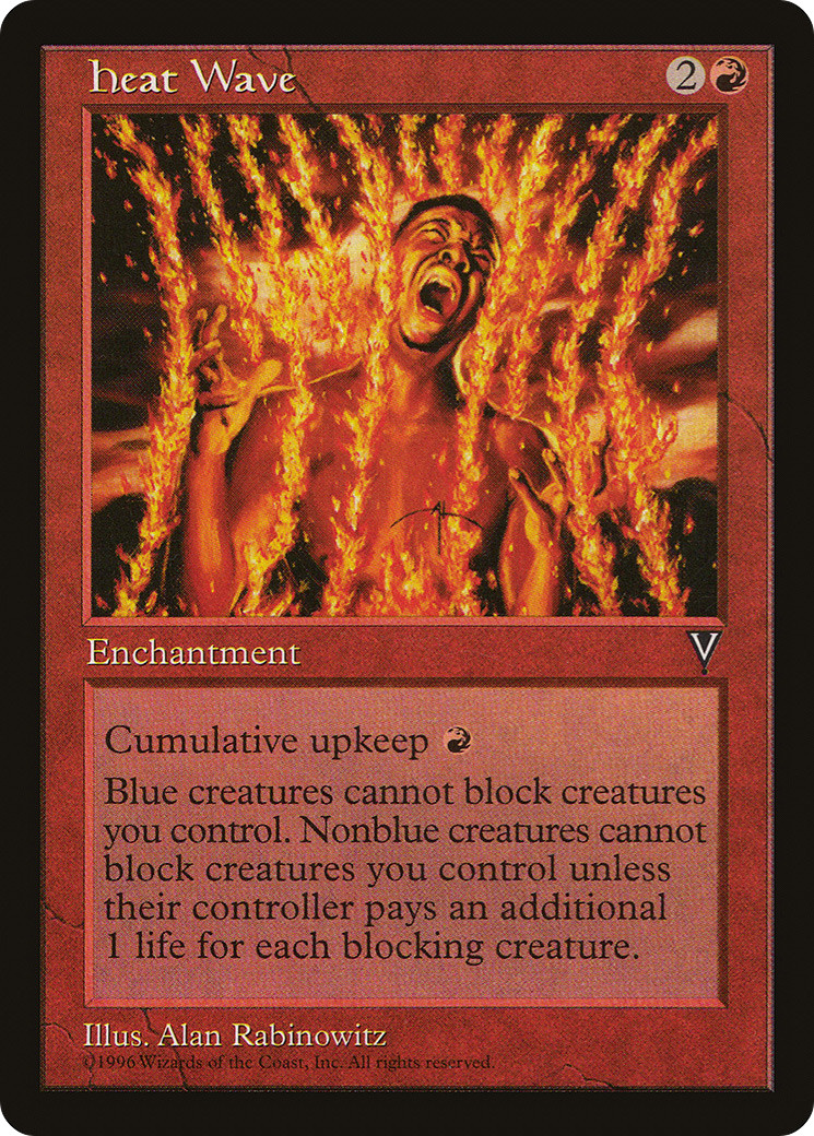 Heat Wave (LP) Visions VIS Magic MTG