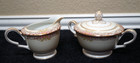 VtgNoritake Japan China Creamer & Sugar Bowl Set Harmony 3906 — photo 1