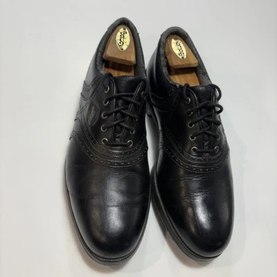 FootJoy Golf Shoes Mens Size 10m Solid Black Leather, 53037 - Image 1 of 4