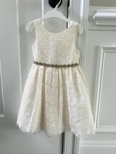 American Princess Ivory Lace Dress Girls Size 3T Elegant Formal
