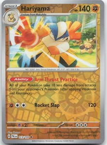 hariyama pokemon card price CGC 10 EX HOLO Stage 1 Hariyama 2025 Mega Evolution #073/132