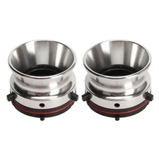 1 Pair Nab Hub Adapter, 10 Inch Opener Universal Loading Device, Polished Alu