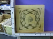 spirograph Lined Art Triangle Overlapped rubber stamps 26V