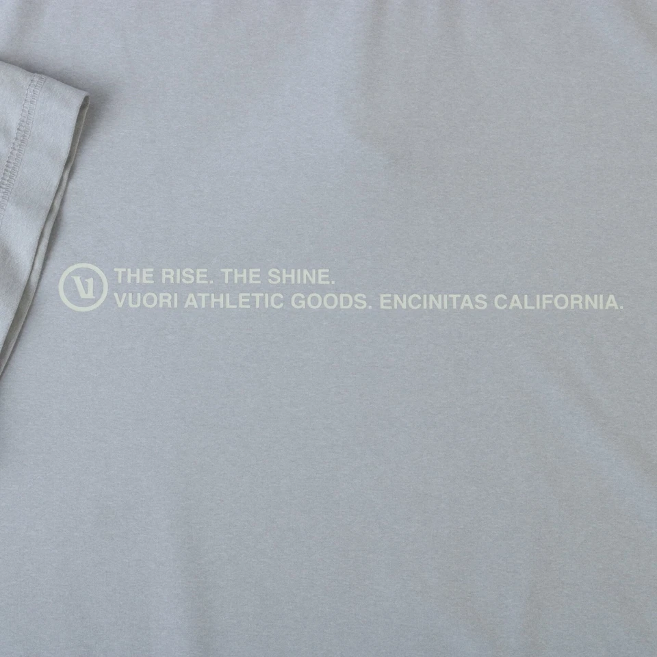 ФУТБОЛКА VUORI SS ULUWATU 23 СВЕТЛО-СЕРАЯ STRATO TECH M - Изображение 2 из 4