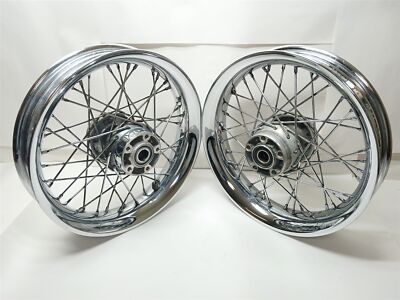 Harley-Davidson 05-08 Touring Front Rear Wheels 16x3 Smooth Profile 1'' Bearings