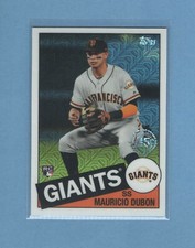 2020 Topps - 1985 Chrome Silver Pack - #85TC-36 - Mauricio Dubon - SF Giants