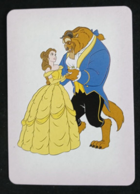 Disney Princess Old Maid Game Belle The Beast Card
