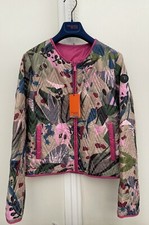 Trussardi Jeans Reversible Collarless Ladies Jacket - Size 10 New With Tags