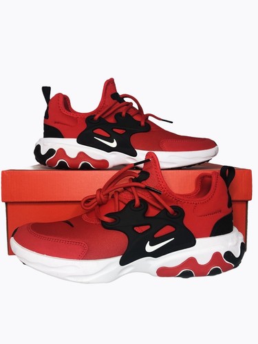 nike presto react black and red