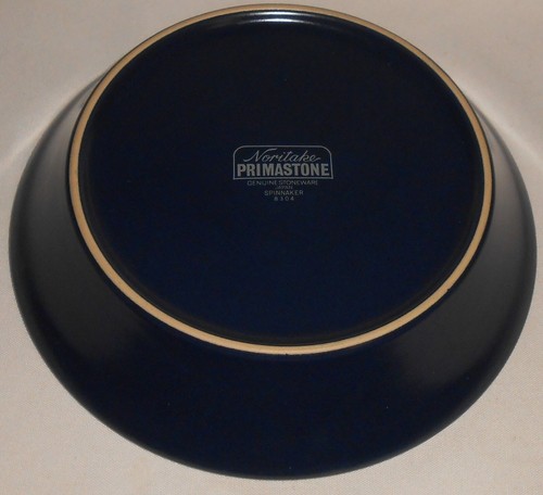 1970s Noritake Primastone SPINNAKER PATTERN 8 1/2" Serving Bowl MADE IN JAPAN - Picture 2 of 5