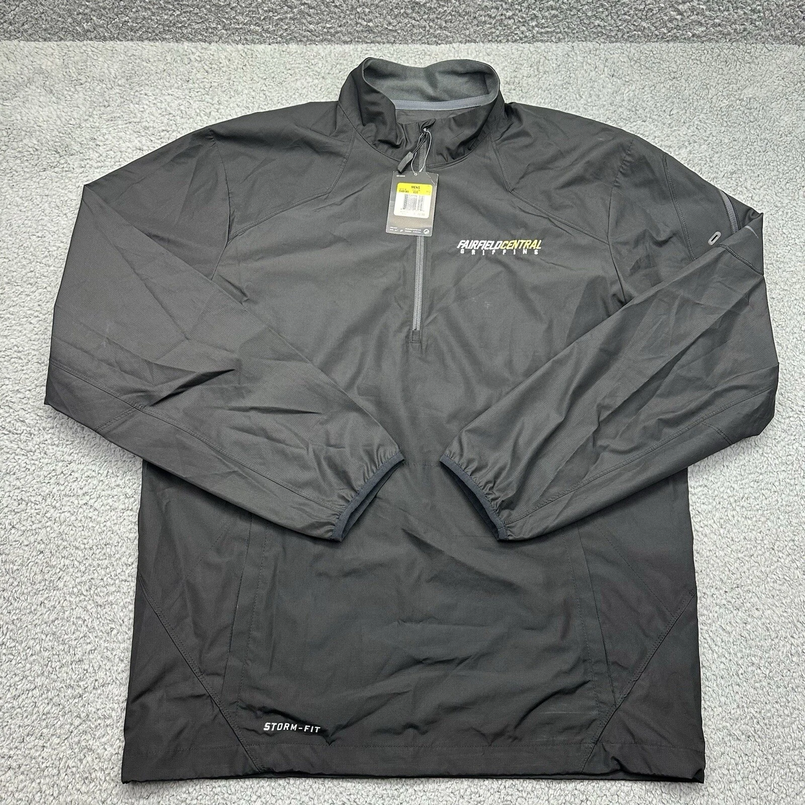 Nike Storm Fit 548185-020 Men’s Small Fairfield Central 1/4 Zip Pullover Jacket