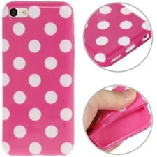 TPU Case Cover Bumper Dot Scratch Protection For iPhone 5C