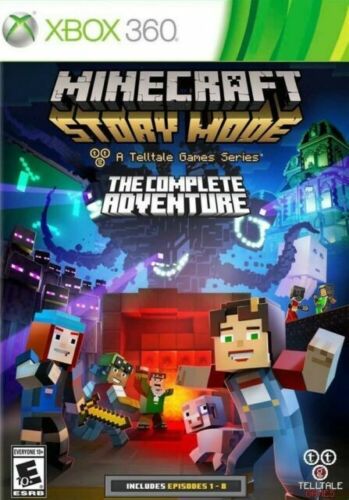 Minecraft Story Mode The Complete Adventure Telltale Games Xbox 360 SEALED  NEW 894515001955