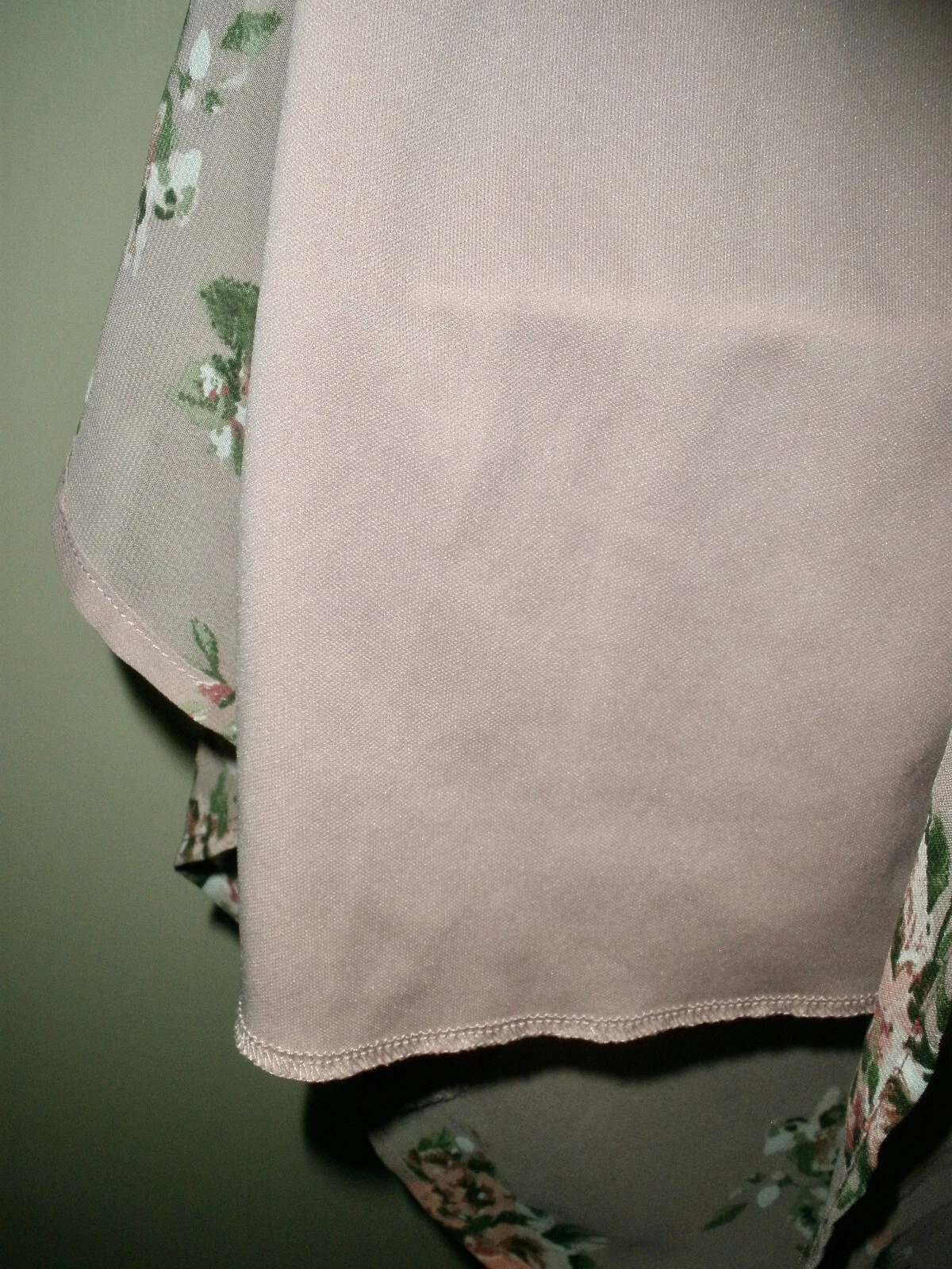 VETEMENTS #1045 Charlotte Russe Lilla Lavanda Viola Foderata Floreale Fluida Femminile S