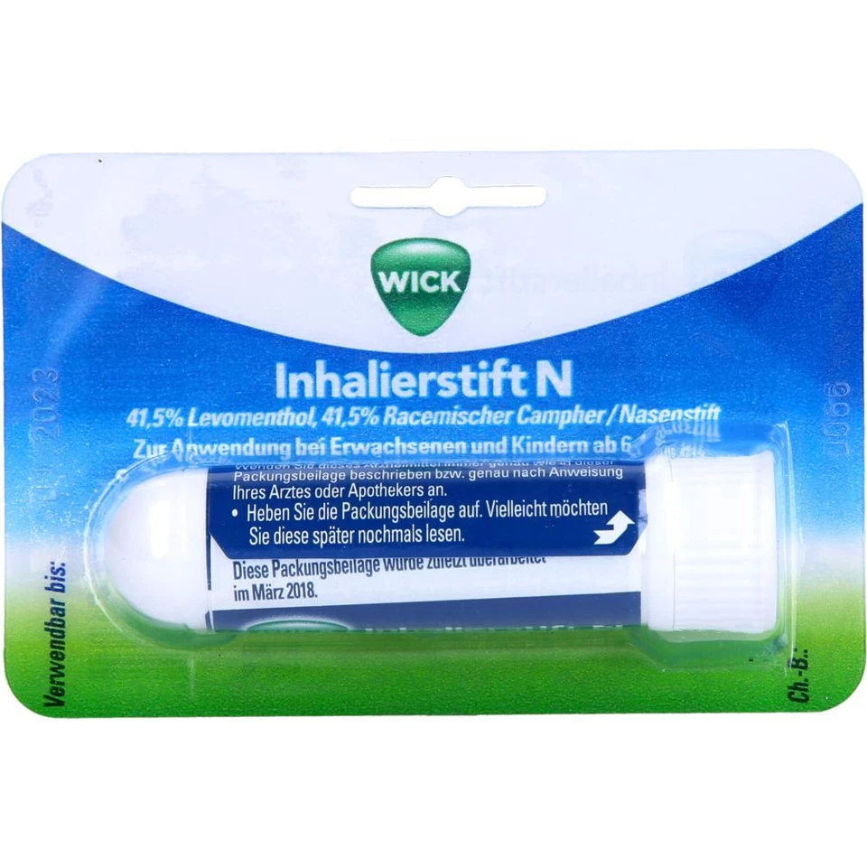 WICK PHARMA - ZWEIGNIEDERLASSUNG DER PROCTER & GAMBLE GMBH WICK Inhalierstift N 1 St PZN 03225679