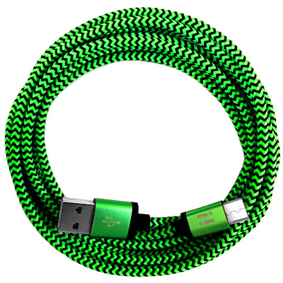 2x 50cm Nylon USB Typ C Ladekabel für Samsung Galaxy S25 S24 S23 Huawei Pura 80