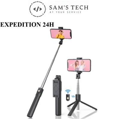 Perche à Selfie Bluetooth K07 avec Déclencheur Sans fil pour tous les téléphone