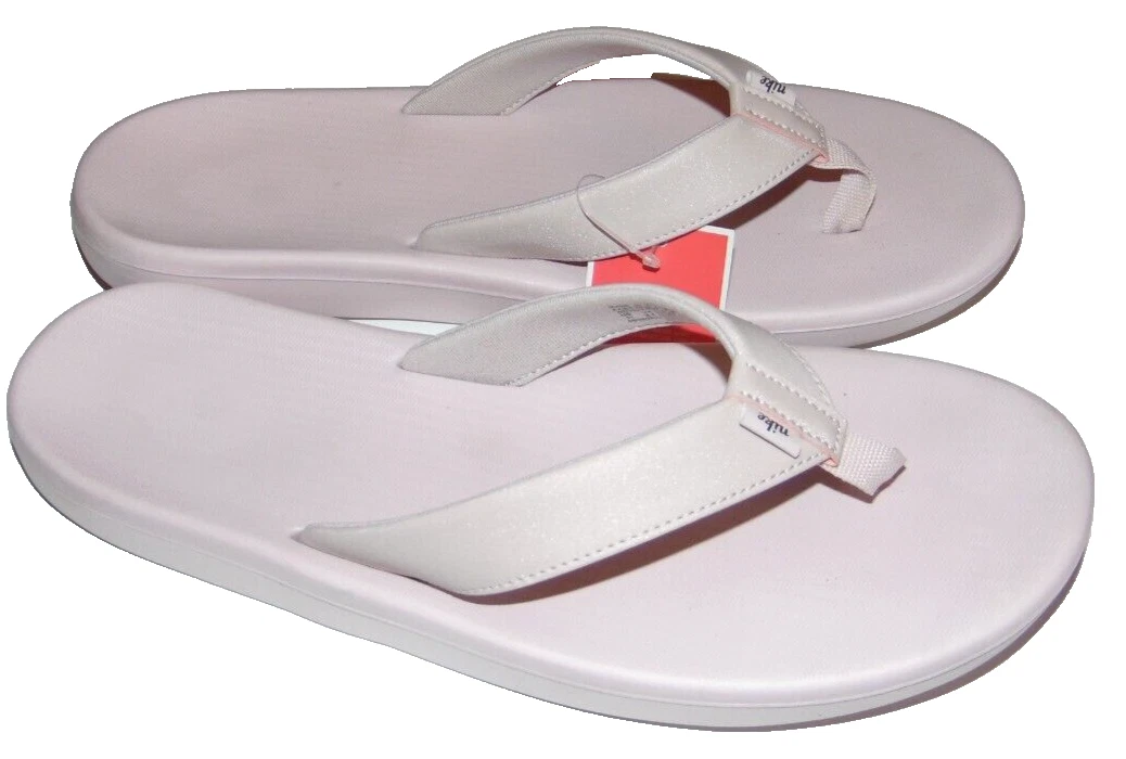 ~NWT Women's NIKE Bella Kai Thong Rose & Smoke Grey Sandals! Size 11 Cute FS:)~