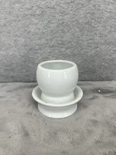 Replacement Butter Bell Top Piece White Farmhouse Classic - No Bottom!