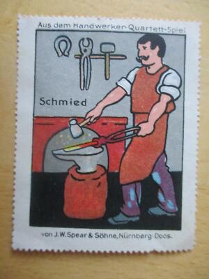 (7481) Reklamemarke - Schmied - J.W. Spear & Söhne, Nürnberg-Doos