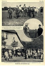 Land- u. Seeman&ouml;ver in Mecklenburg II. Garde-Ulanen bei Dreil&uuml;tzow c.1904