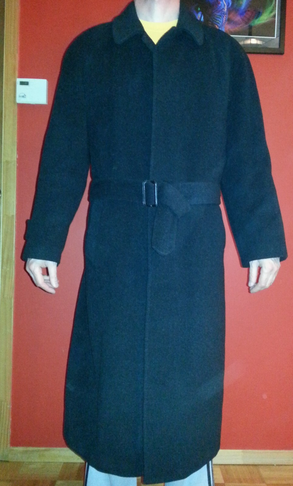Mario Valente Italian mens wool & cashmere coat Gem
