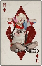 Harley Quinn Karte Card Sticker Suicide Squad Aufkleber Joker Batman Marvel DC