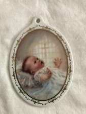 Baptism Christening Ornament God s Treasure Roman Inc Ceramic Self Customizable
