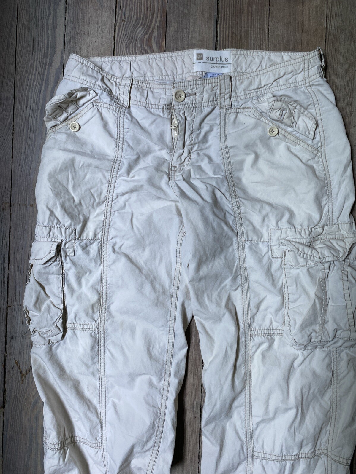 gap small bondage crazy baggy cargo - image 2