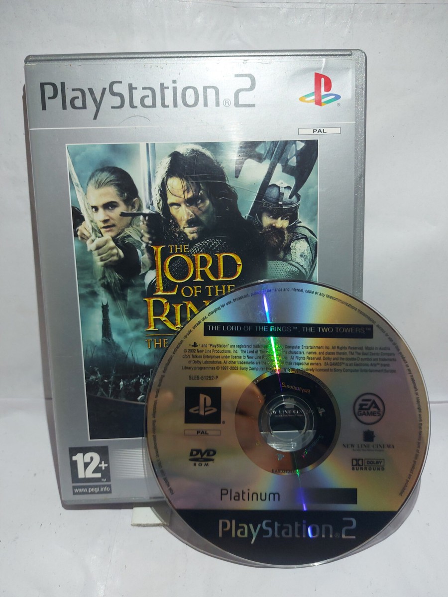 Jeu PS2 Le Seigneur Des Anneaux : Les Deux Tours (édition Platinum) - Très Bon état