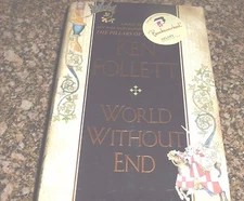 5 BOOKS~WORLD WITHOUT END, CODE TO ZERO,THE KEY TO REBECCA,WINGS OF EAGLES,TRIPL