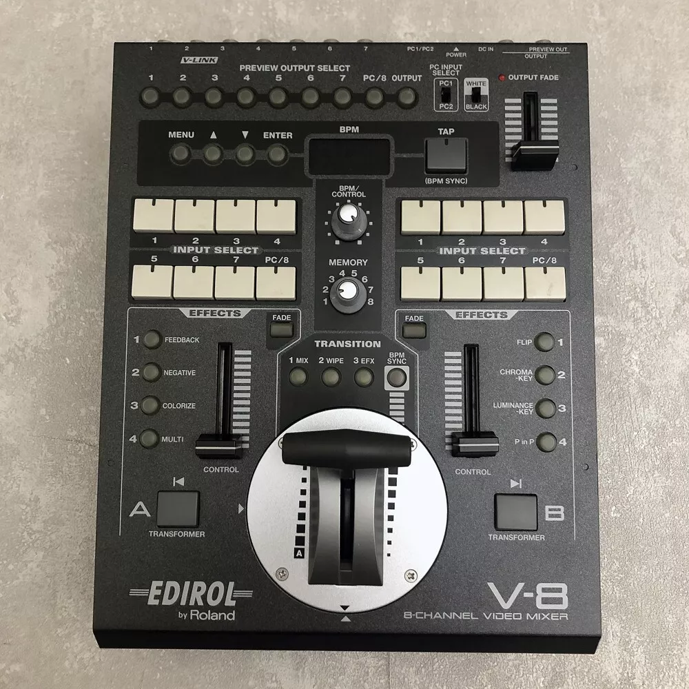 EDIROL V-8 8-channel Video Mixer by Roland / Japan Used