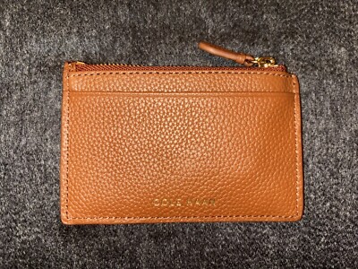 グルダンチャレ Cole Haan GRANDSERIES Leather Card Case with Zip/Wallet | eBay