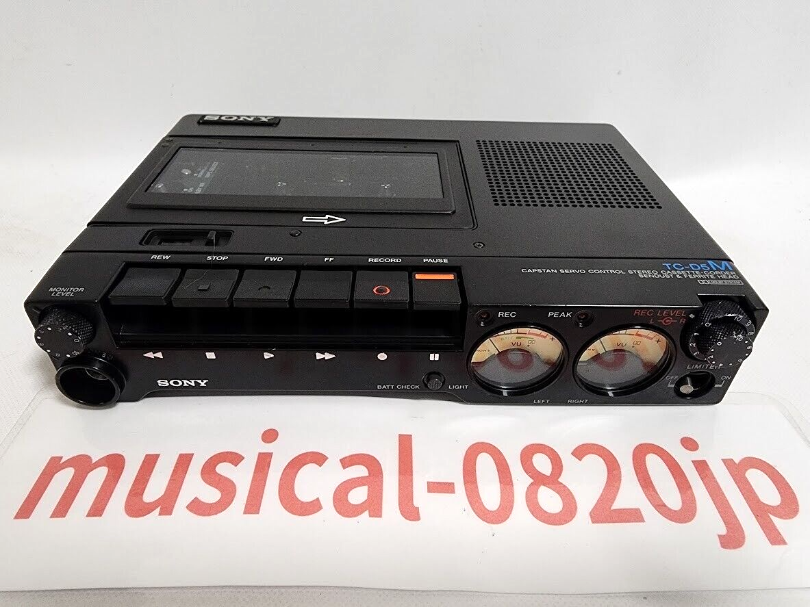 ポータブルプレーヤー SONY TC-D5M SONY TC-D5M Stereo Cassette Recorder | eBay