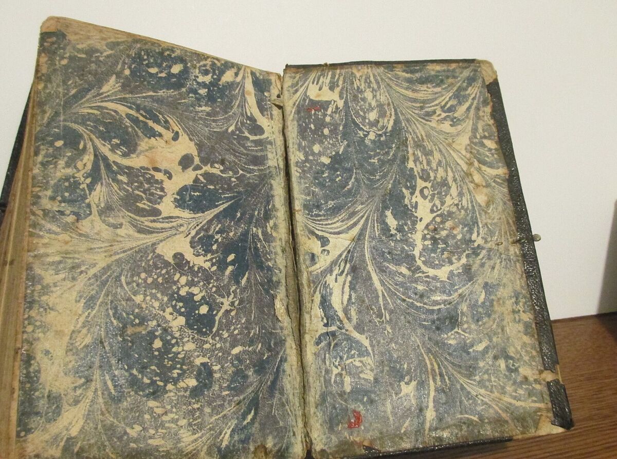 Thick Antique 1739 GERMAN BIBLE Martin Luther